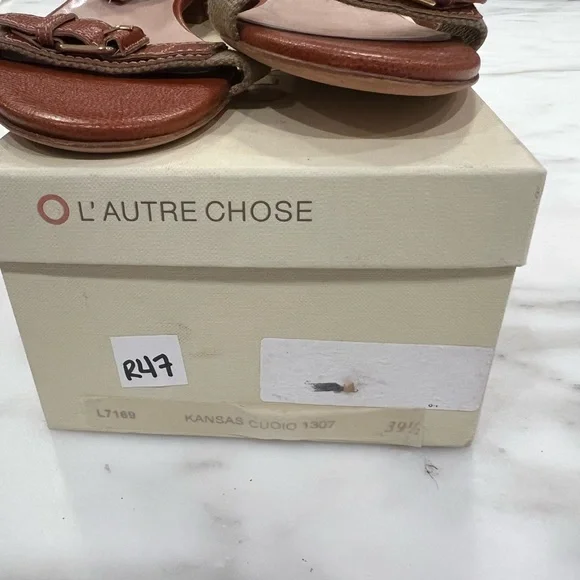 L’Autre chose ankle strap sandals. Size 9.5 New - Picture 3 of 4